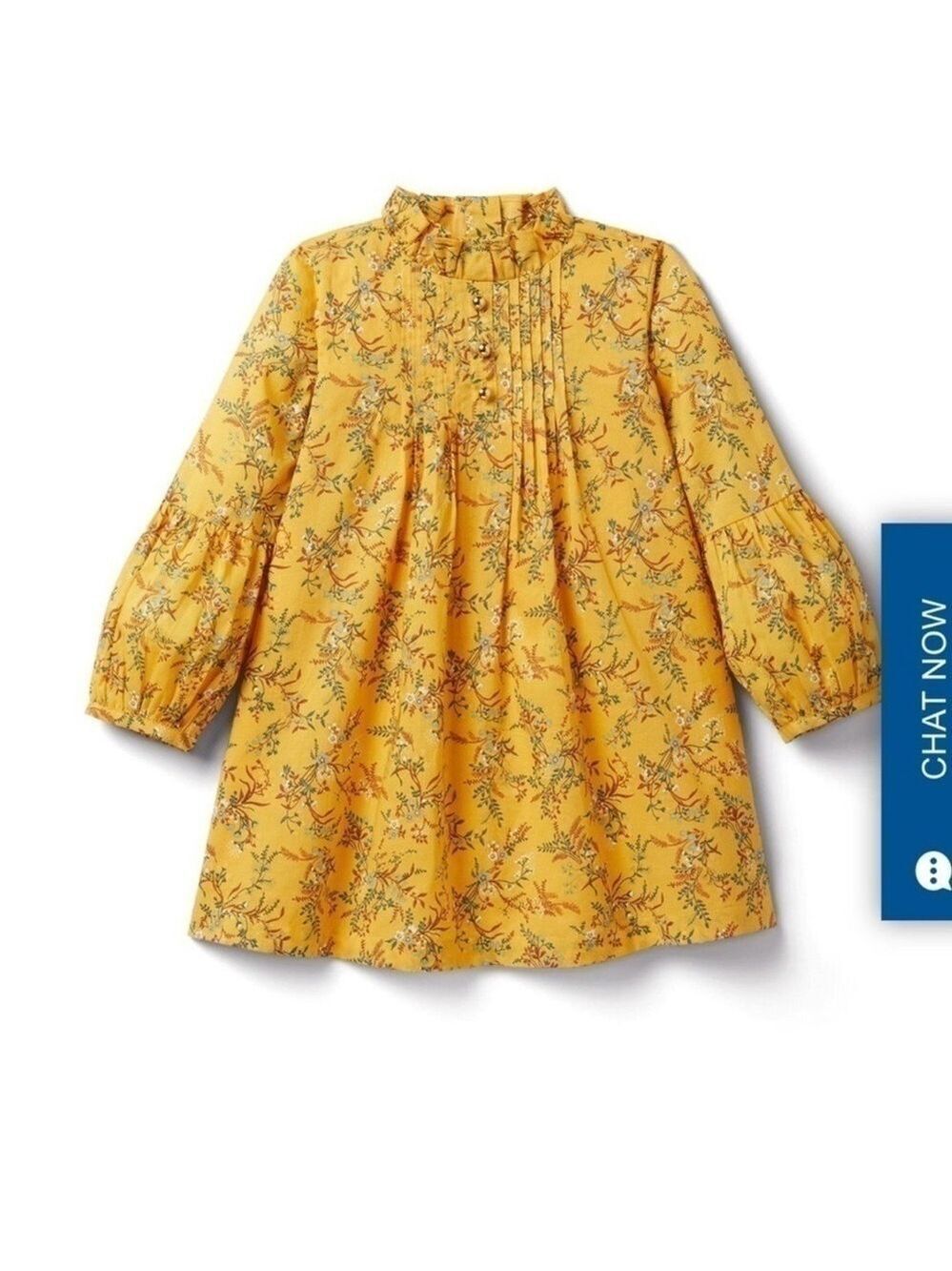 FLORAL BALLOON SLEEVE DRESS